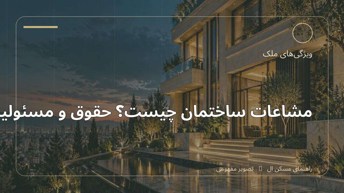 تصویر آموزشی درباره مشاعات ساختمان چیست؟ حقوق و مسئولیت‌های ساکنان - مجله مسکن ال